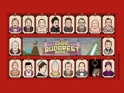 The Grand Budapest Hotel pixel
