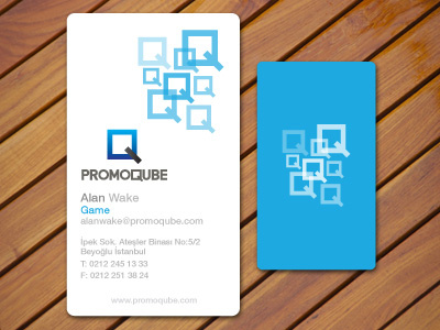 Alan wake business card