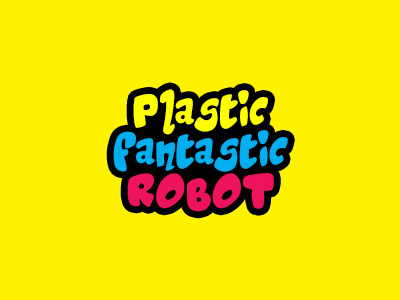 Plastic Fantastic Robot Logo logo