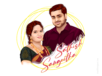 Wedding Portrait | Sathish and Sangeetha