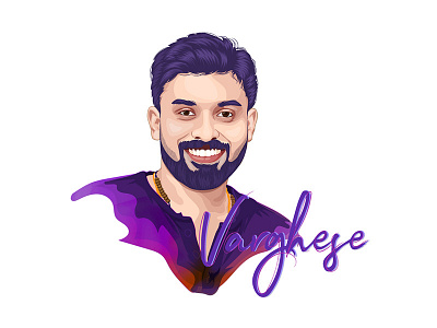 Varghese birthday caricature