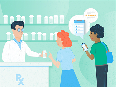 Digital Pharmacist retargeting ad illustration