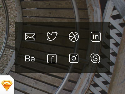 Social & Get in Touch Icons (Free)