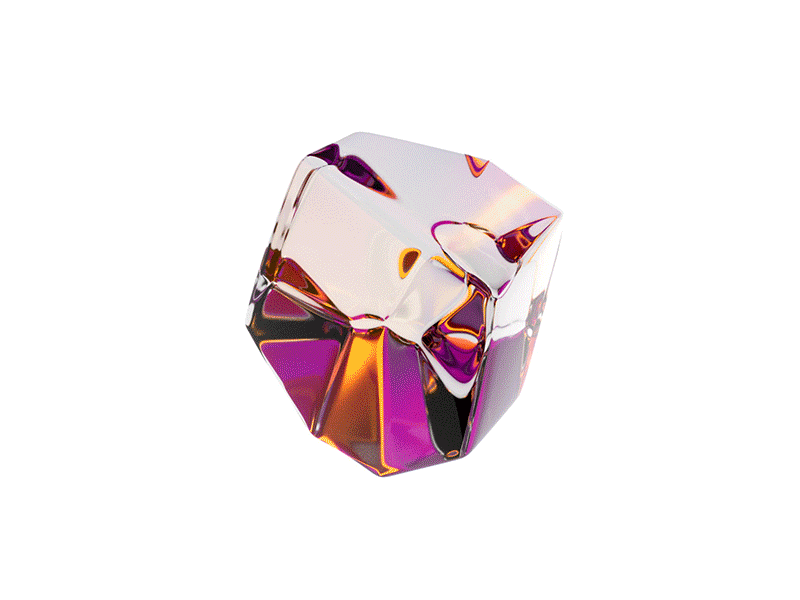 Spinning Gem 3d animation diamond gem glass motion render stone
