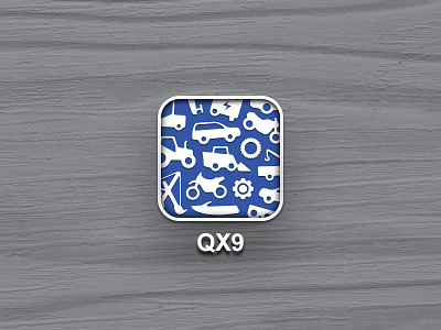 QX9 iOS app icon app icon ios market vehicles