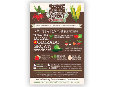 Infographic Poster For Farmers Market