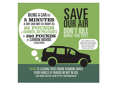 Save Our Air Infographic Design