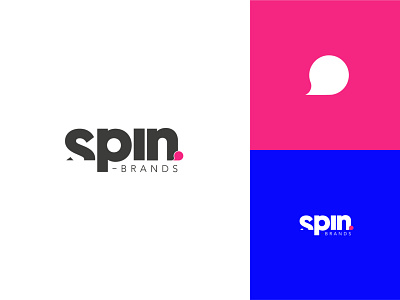 Spin Brands - Logo brand brand identity branding branding agency branding design logo logo design logodesign logos logotype social social media typeface typogaphy