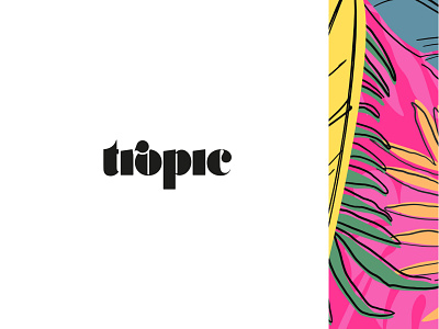 Tropic Studios Branding brand brand identity branding branding agency branding design colourful designer leaf logo logo design logodesign logos logotype startup studio tropical tropical logo typogaphy typography design wordmark