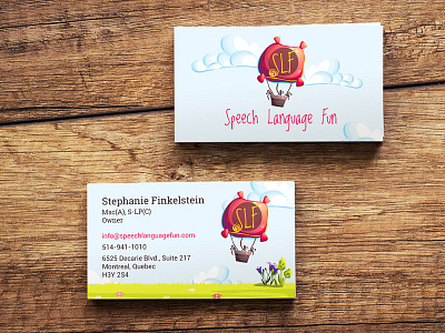 Slf Business Card business card fun design print design