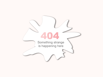 Challenge 8: 404 Page 404 dailyui error