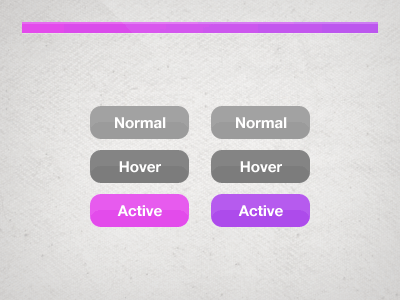 Button menu – Light Violet and Violet by Riccardo Anelli on Dribbble