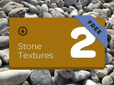 2 Stone Textures – [Free Download] brown download free gray mixed photo polished round shore stone stone texture package texture