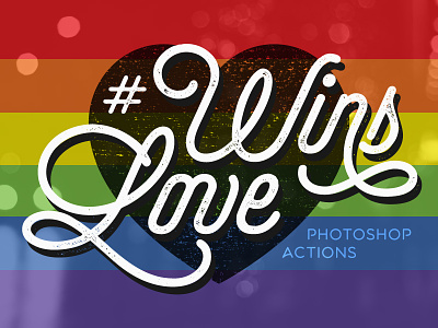 Love Wins | Photoshop Actions action actions atn filter flag love love wins lovewins photoshop photoshop action photoshop actions rainbow