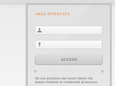 Web design – Login panel asterisk box button divisor gray icon input input text key line login mockup orange panel password pattern photoshop reflex rounded shadow text texture ui user user interface username web web design web page website