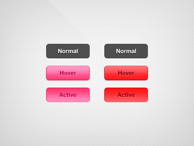 Spring button – Pink and Red active bevel box button call to action colorful contrast effect emboss focus gradient gray grid hover light menu navigation normal overlay pattern photoshop pink red reflection rounded shadow shiny status stroke text