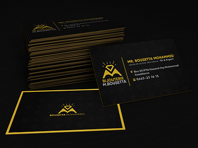 M.Bousetta Jewelry Business card