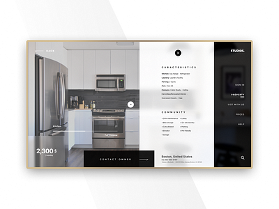 STUDIOS. - minimal interface°02 minimalist user interface web design