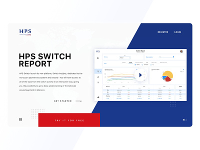 Landing page Switch Report landing page ui ux website