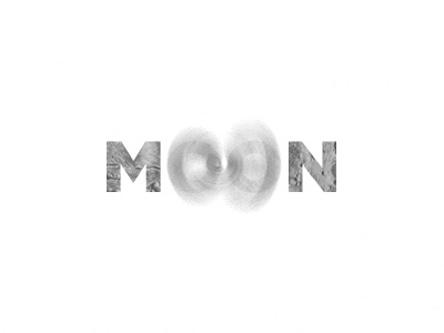 Moon brand corporate daily gotham gray identity infinit logo moon night round shine texture