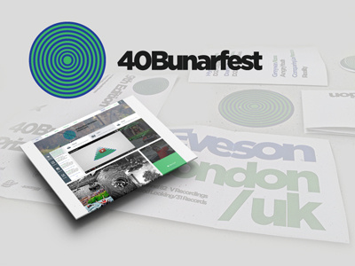 40Bunarfest artdirection branding dnb dubstep festival identity kosova logo music prizren webdesign