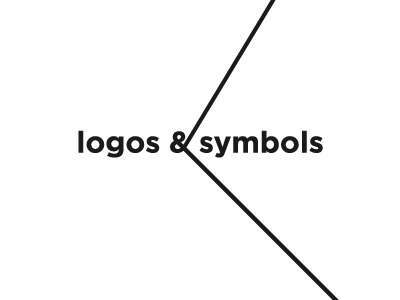 Logos&Symbols branding concept design graphic logo minimal symbols typography