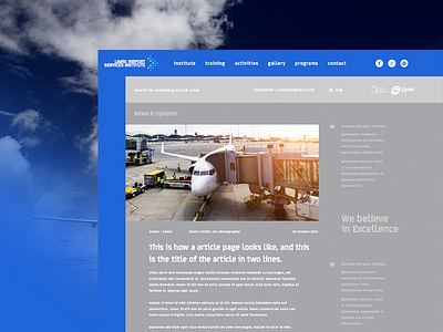 Limak Airport Services Institute berin edon paper prishtian webdesign webdevelopment website