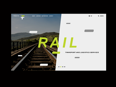 F-TEAM Website Preview / Rail