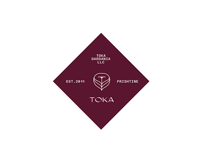 TOKA berinhasi brand identity logo prishtina saffron toka zyre kosovo