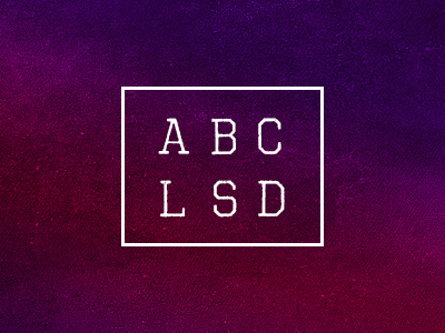 ABC LSD abc alphabet brand diamonds identity logo lsd lucy music psy sky