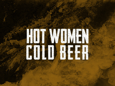 hot&cold alcohon beer cold design drink graphic design hot print sex sexy women
