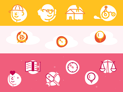 Flat & funny icons for non profit adobe illustrator artwork digital art graphic design icon design icons icons pack iconset non profit public service vector