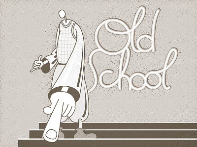 Old School adobe illustrator artwork graphic design illustration old school old skool vector yo