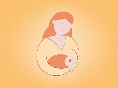 M like Mother adobe illustrator artwork graphic design illustration maternity mother vector