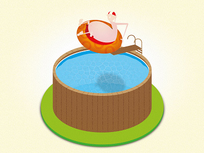 O like Outdoor adobe illustrator artwork graphic design illustration outdoor pool splash vector