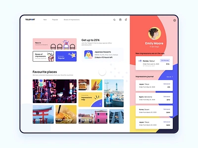 Goods Delivery — Teleport Web App | UI Animation animation app branding categories delivery delivery app delivery service design explore invision invision studio invisionapp invisionstudio keyboard protopie search ui ui animation ux