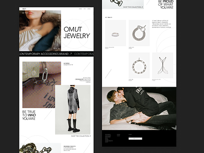Brand new website for crafted jewelry brand | OMUT