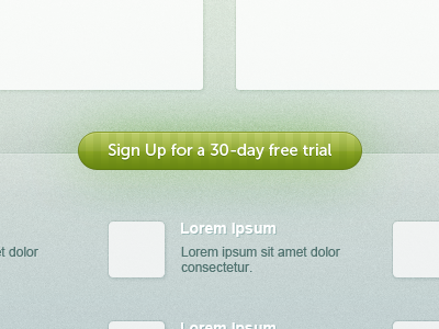 Trial Sign Up button app button signup web