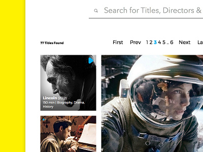 flixfilms catalogue cinema design directory educational imdb kino movies ui ux web web design