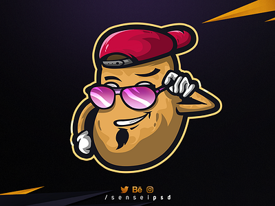 Mascot logo for "Patates Tim"