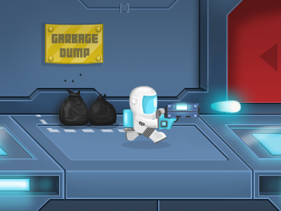 Screenshot of "Blast Force" art game game design ios