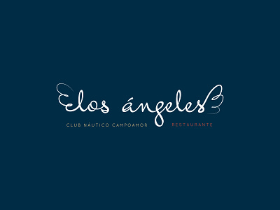 los ángeles angel logo restaurant wings