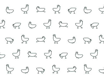 Chickens chicken hen illustration line