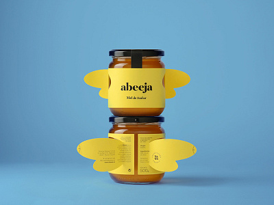 Abeeja — 500g abeja bee brand honey logo miel naming nombre packaging