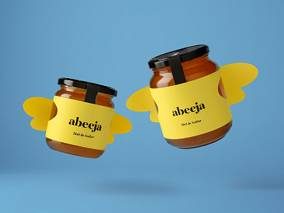 Abeeja — Flying abeja bee brand honey logo miel naming nombre packaging