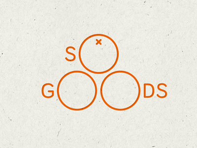 So Goods brand dealer fruit fruits logo orange so goods