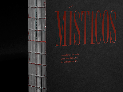 Místicos — Detail book caravaca catalog catálogo estampado foil libro murcia mysticism místicismo