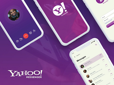 Yahoo Messenger ui design