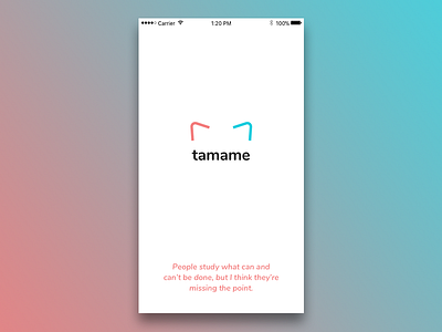 Tamame - Loading loading mobile ui ux