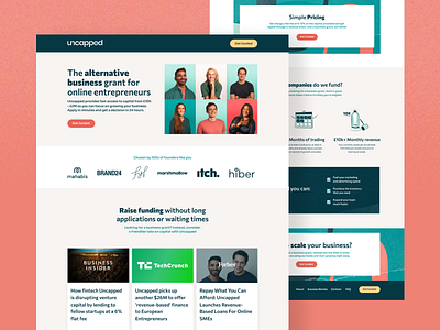 Uncapped - Landing Page